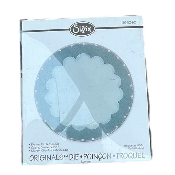 Ellison Other - Sizzix Originals Die 656363 Large Circle Scallop New‎ in Package